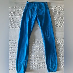 Blue Lululemon leggings 28"